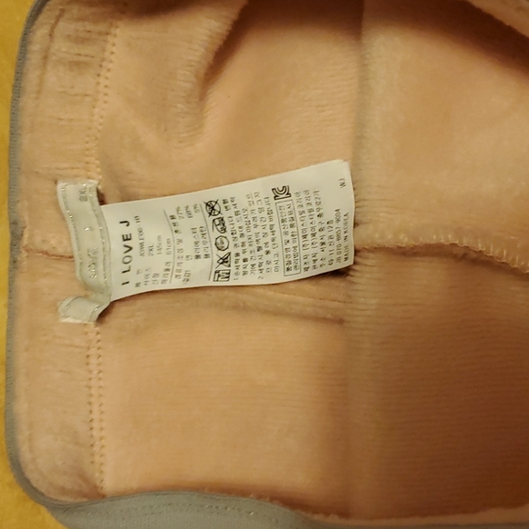 Purple & Pink Thick Heavy Lined Girls Leggings Korea 2XL - Picture 3 of 4